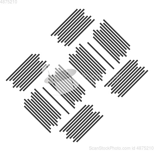 Image of Parallel lines vector or color illustration
