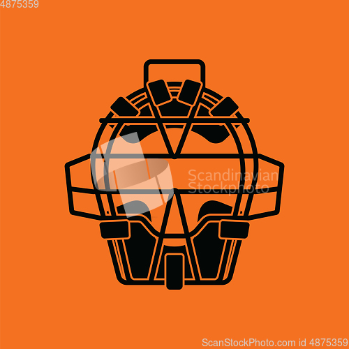 Image of Baseball face protector icon