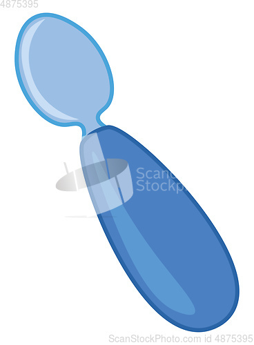 Image of Baby feeding spoon vector or color illustration