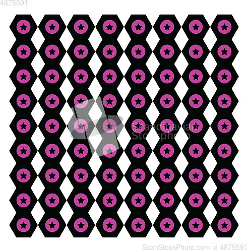 Image of A geometrical design vector or color illustration