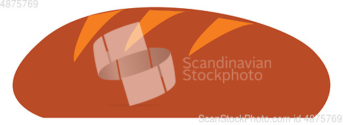Image of A loaf vector or color illustration