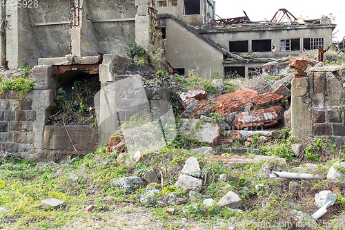 Image of Abandoned Gunkanjima island in Nagasaki