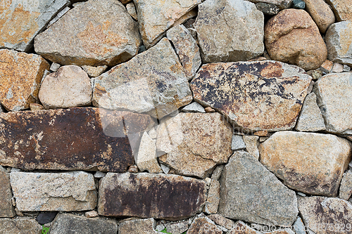 Image of Rock stone wall