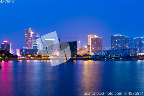 Image of Macao city at night