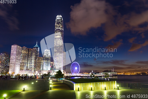 Image of Hong Kong city night