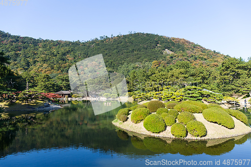 Image of Ritsurin park in Japan