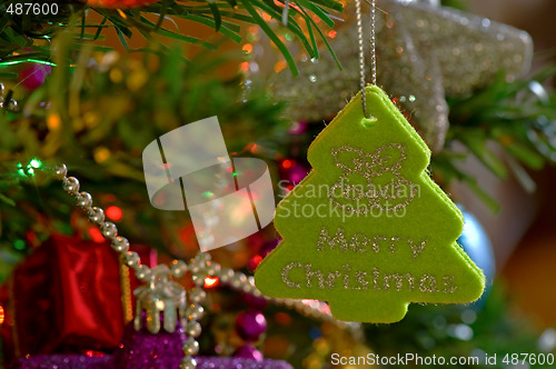 Image of Green christmas ornament