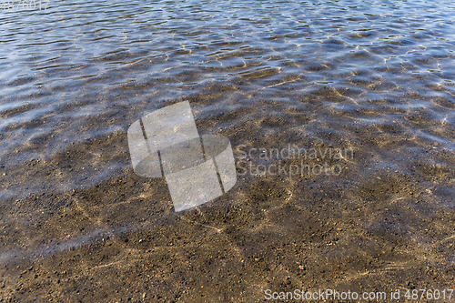 Image of Lake waves surface