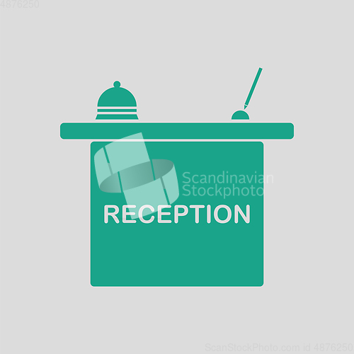 Image of Hotel reception desk icon