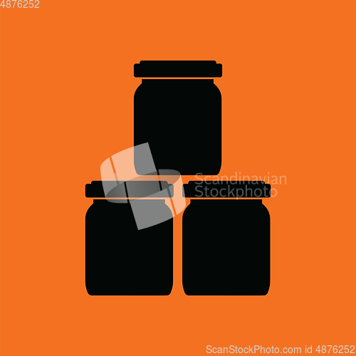 Image of Baby glass jars icon