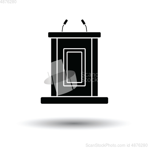 Image of Witness stand icon