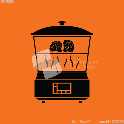 Image of Kitchen steam cooker icon