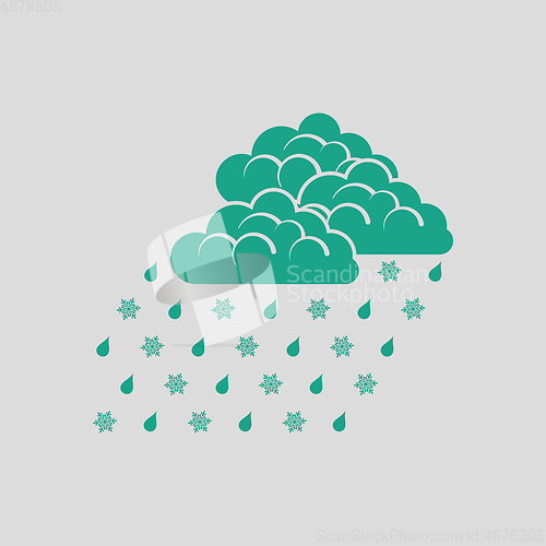 Image of Rain with snow icon