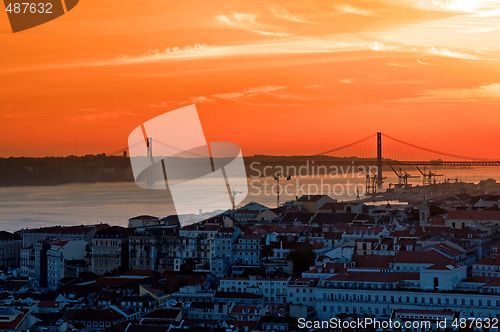 Image of Landscape of city Lisbon
