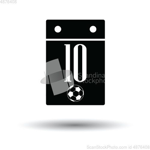 Image of Soccer calendar icon