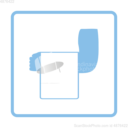 Image of Waiter hand with towel icon