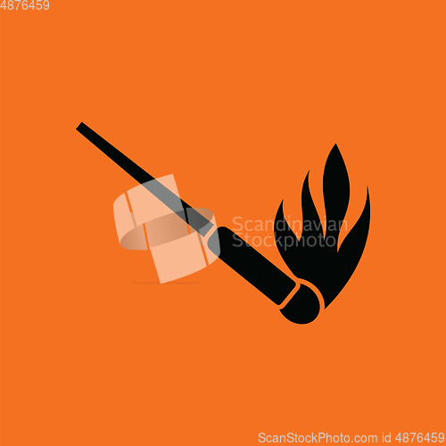 Image of Burning matchstik icon