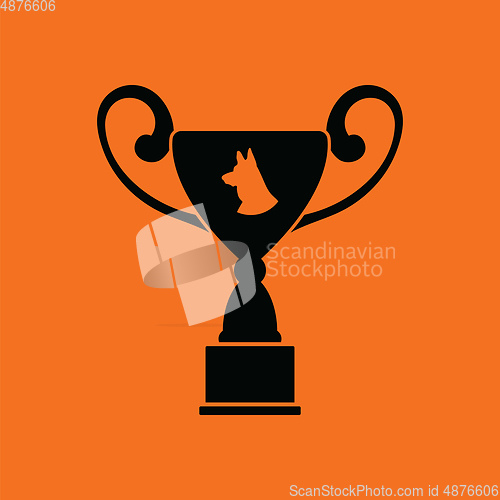 Image of Dog prize cup icon