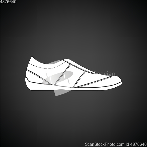 Image of Man casual shoe icon