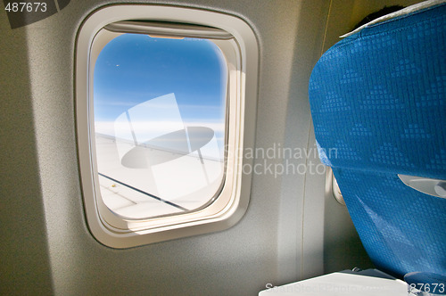 Image of Airplane window