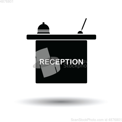 Image of Hotel reception desk icon