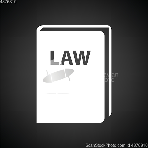 Image of Law book icon