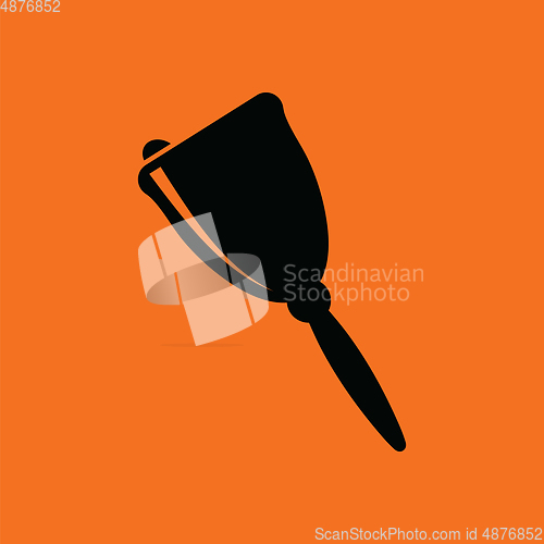 Image of School hand bell icon