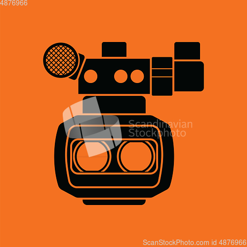 Image of 3d movie camera icon