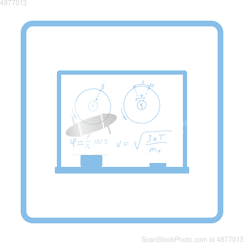 Image of Classroom blackboard icon