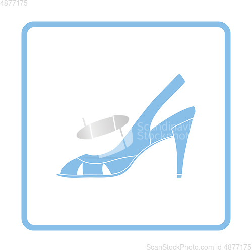 Image of Woman heeled sandal icon