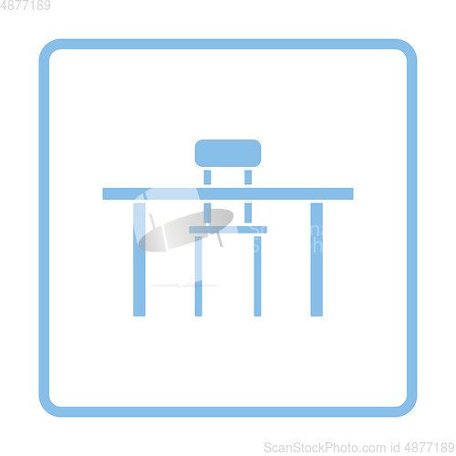 Image of Table and chair icon