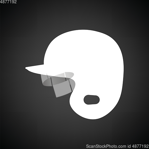 Image of Baseball helmet icon