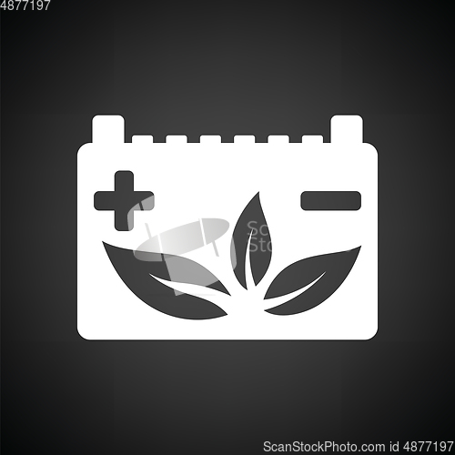 Image of Car battery leaf icon