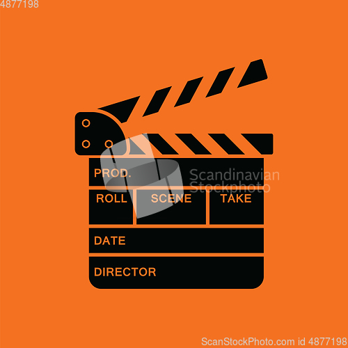 Image of Movie clap board icon