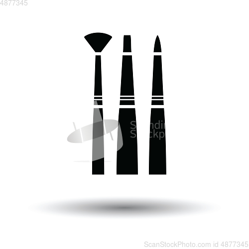 Image of Paint brushes set icon