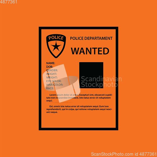 Image of Wanted poster icon