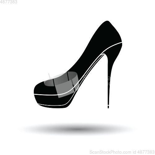 Image of High heel shoe icon