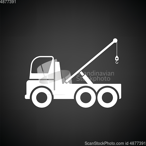 Image of Car towing truck icon