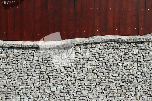 Image of Wood and stone