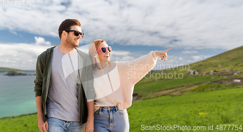 Image of happy couple in ireland