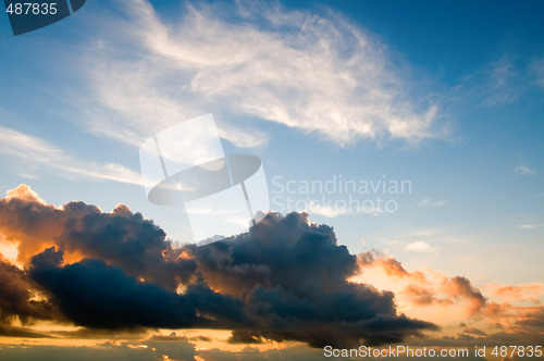 Image of Sunset sky