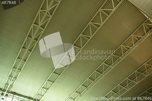 Image of The ceiling of airport