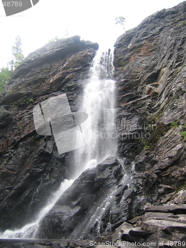 Image of Brudslöjan waterfall