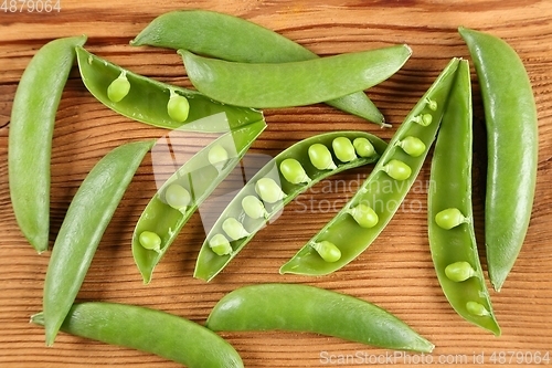 Image of Sweet green peas.