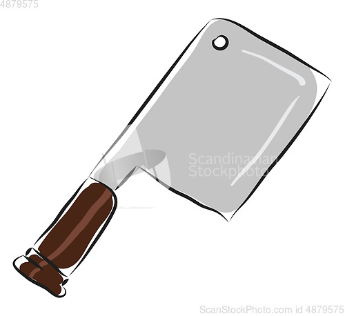 Image of Meat chopperillustration vector on white background