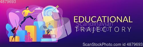 Image of Educational trajectory concept banner header