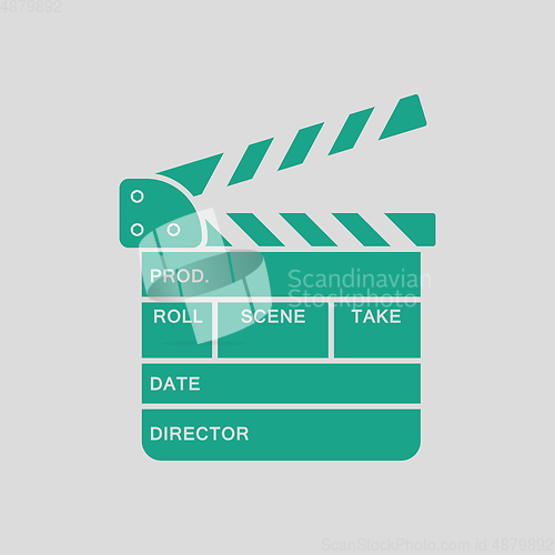 Image of Movie clap board icon