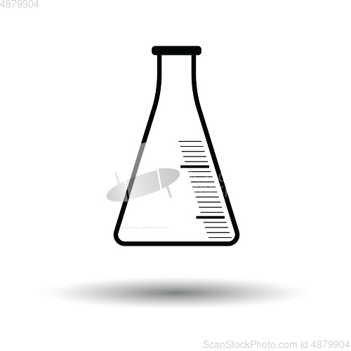 Image of Icon of chemistry cone flask