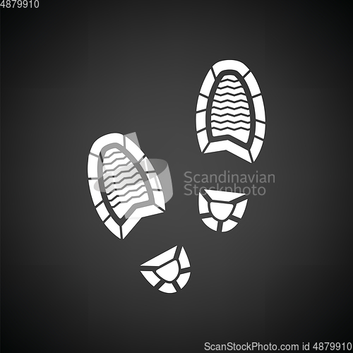 Image of Man footprint icon