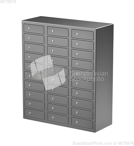 Image of Bank safety deposit boxes